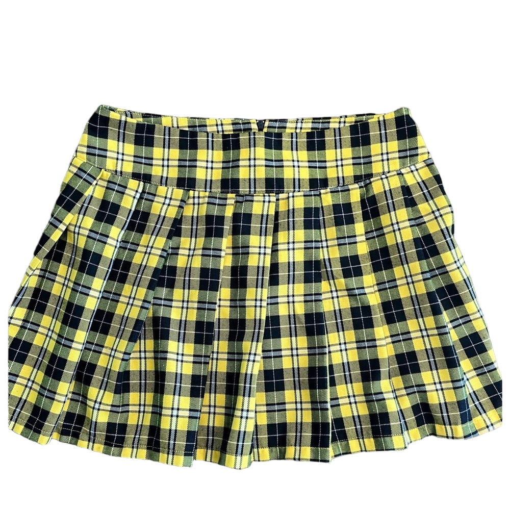 Pleated tartan mini skirt Cher‎ from Clueless school girl vintage goth punk alt